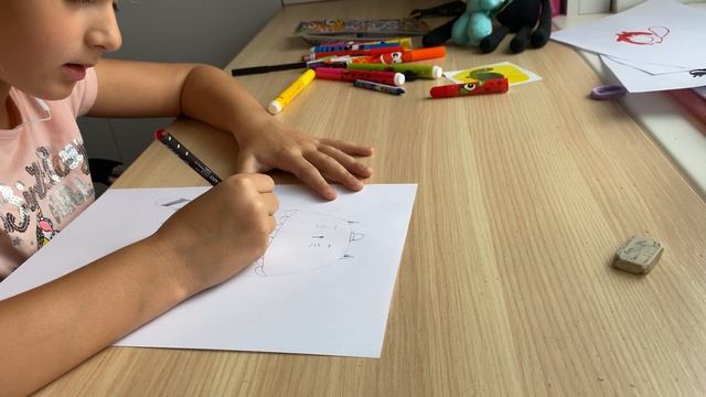 Рисуем котика вместе с Nastik смотреть онлайн