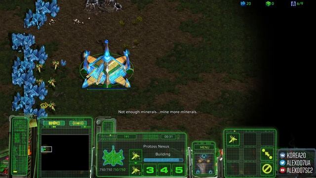 ШОУМАТЧ НОСТАЛЬГИИ: Alex007 (Random) vs kaby (Zerg) в StarCraft Remastered в 2021 - 3 игры на побед смотреть онлайн