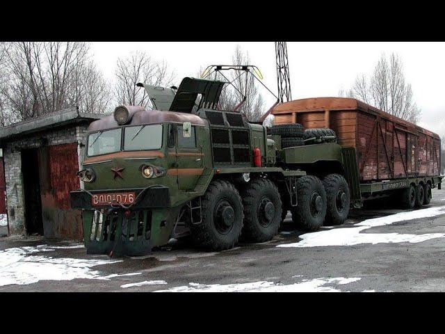 Для чего в СССР был создан "внедорожный тепловоз"? Реальные кадры передвижения. смотреть онлайн