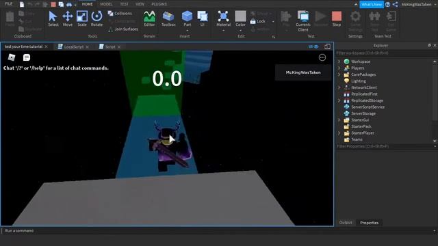 How to make a TEST YOUR TIME game in Roblox Studio | Part 2 | Stopping the timer on death after win смотреть онлайн