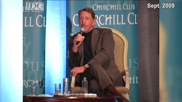 Oracle CEO Larry Ellison defines cloud computing смотреть онлайн