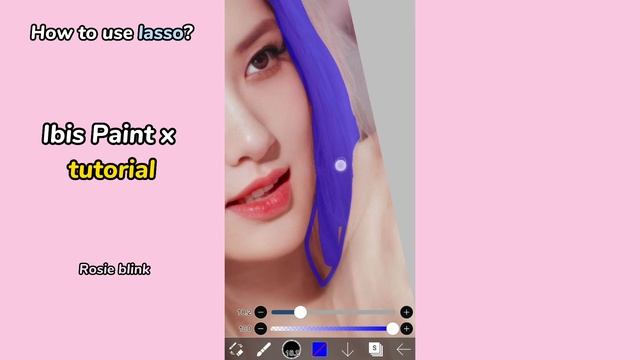 How to use lasso? Ibis Paint x tutorial #ibispaintx смотреть онлайн