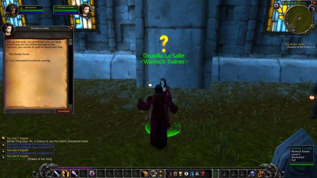 Warlock ALL Starter Quests (Imp Demon) in WoW Classic | Patch 1.12.1 смотреть онлайн