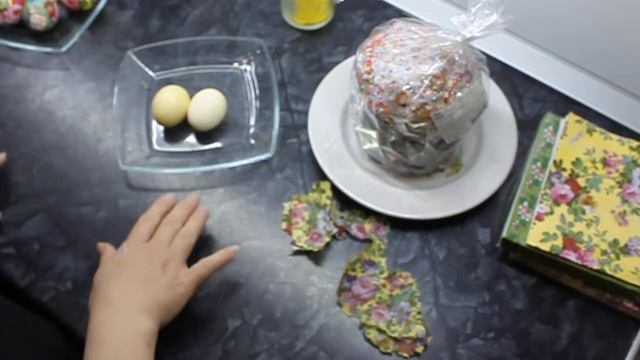 Мастер класс по оформлению яиц декупаж смотреть онлайн