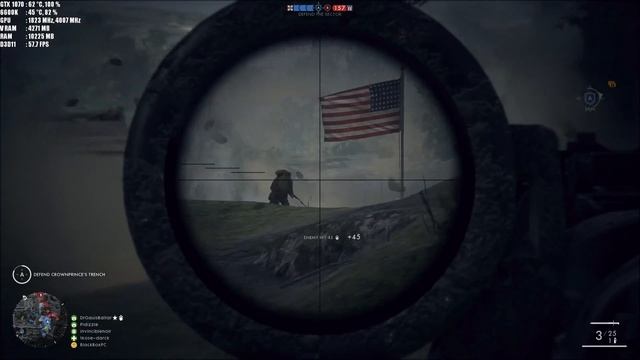 Battlefield 1 l i5-6600k l GTX 1070 8GB (4K 60) смотреть онлайн