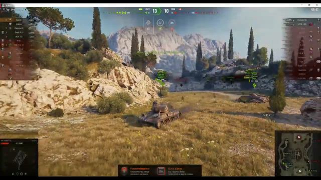 Катаем в танки, охота на Затаившийся тигр, World of Tanks смотреть онлайн