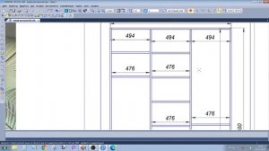 Делаем распашной шкаф, рассчитываем деталировку и распределяем равномерно полки.