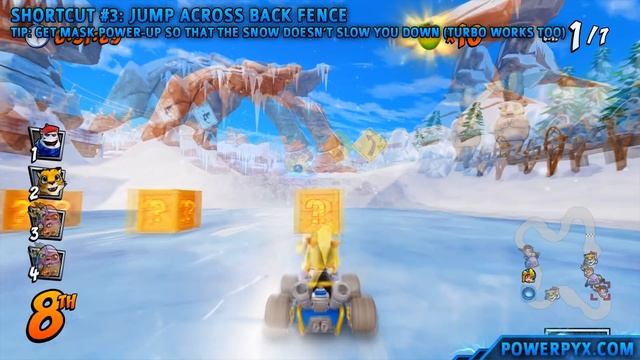 Crash Team Racing Nitro Fueled - Blizzard Bluff Shortcuts (Winter Time Off-Roading Trophy Guide) смотреть онлайн