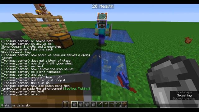 Diving Helmet Datapack For Minecraft!