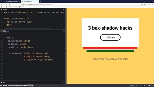 3 CSS Box Shadow Hacks You MUST Know смотреть онлайн
