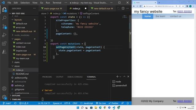 Content Management with SEO on nuxt.js смотреть онлайн