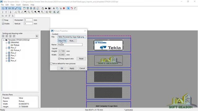 How to Change Logo and Edit Title Block Template of Tekla Structure смотреть онлайн