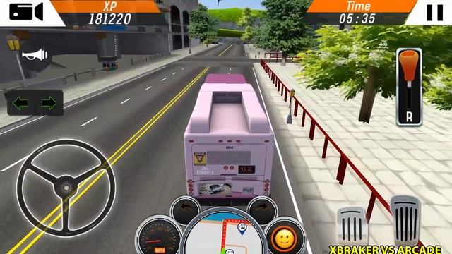 City Bus Simulator Driving 2018 - Pink Bus Unlocked Pro Driver Bus Transport| Android GamePlay FHD смотреть онлайн