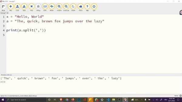 Python String Methods, String Format, Concatenate, Split, Strip, Replace