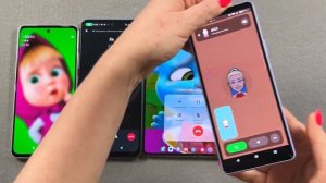 Threema, WhatsApp, SnapChat + Incoming Call Nokia X30 + Xiaomi RN12 + Z Fold 5 + Sony Xperia10V