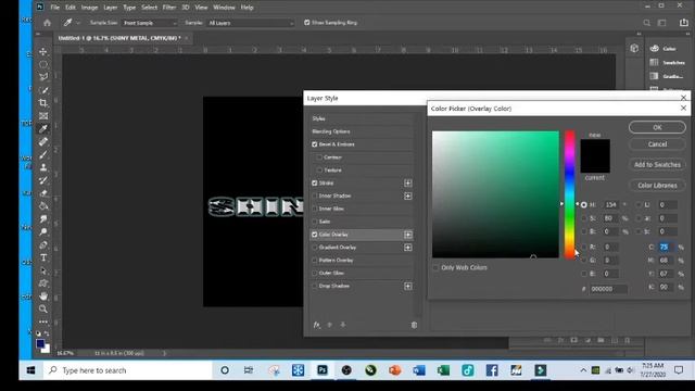 Amazing Shiny Metal Text Effect In Photoshop 2019