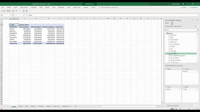 How to Insert Pivot Tables from Excels PowerPivot смотреть онлайн