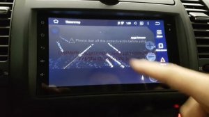 Nissan Note установка магнитолы farcar R807 и камеры заднего вида