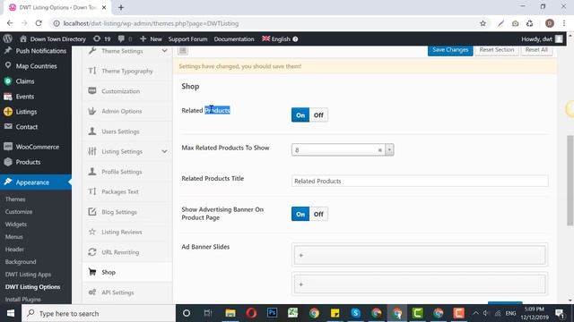 Theme options - DWT Directory & listing Wordpress Theme (Latest 24th Dec 2019) смотреть онлайн