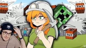 МАЙНКРАФТ стал АНИМЕ ► MineCraft Anime ( silpaeja ) | Реакция