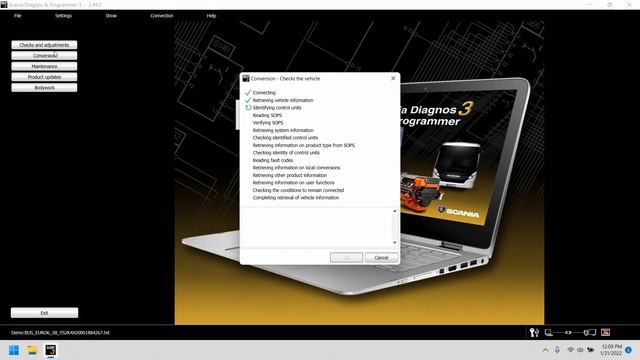 Testing New SCANIA SDP3 DIAGNOS & PROGRAMMER 3 2.49.3.44 смотреть онлайн