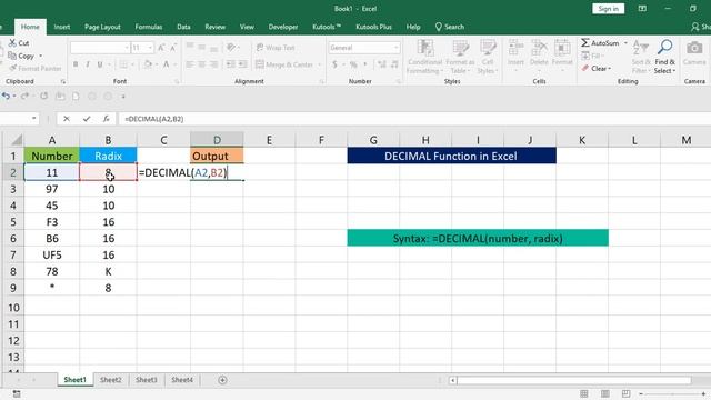 How to Use Excel Decimal Function in Office 365? Geek Excel смотреть онлайн