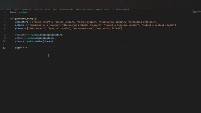 Story Generator using Python | Fun python projects for beginners | Cool projects ? смотреть онлайн