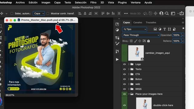 Como HACER PLANTILLAS en PHOTOSHOP | QUE ES UN PSDT смотреть онлайн
