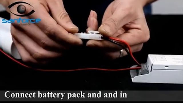 Installation of Emergency Module with LED tube смотреть онлайн