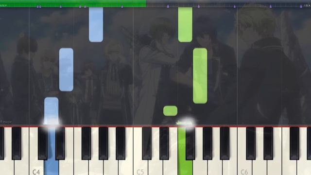 [Norn9 Norn+Nonet] Kazakiri Piano Synthesia Tutorial смотреть онлайн