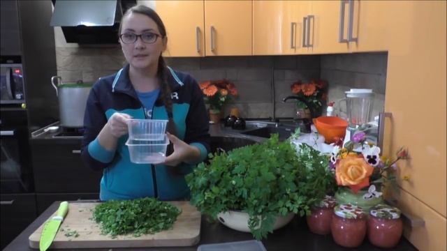 Петрушка! Заготовка на зиму!