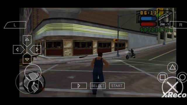 GTA Liberty City Stories. Emulator PSP. Gameplay.