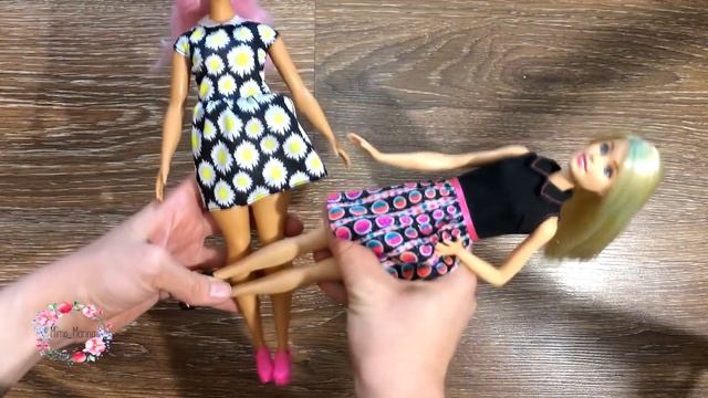 Barbie Fashionistas #48\ Обзор и сравнение с обычной Барби