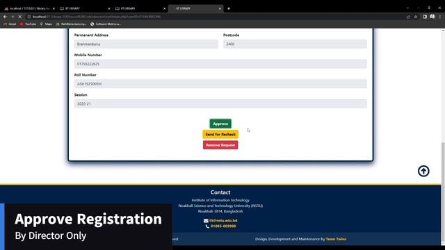 Library Project using PHP, Bootstrap 5 смотреть онлайн