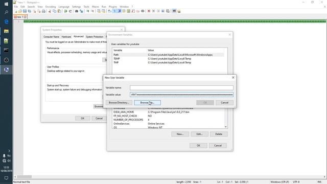 How to define a long (more than 2047 chars) environment variable on Windows смотреть онлайн