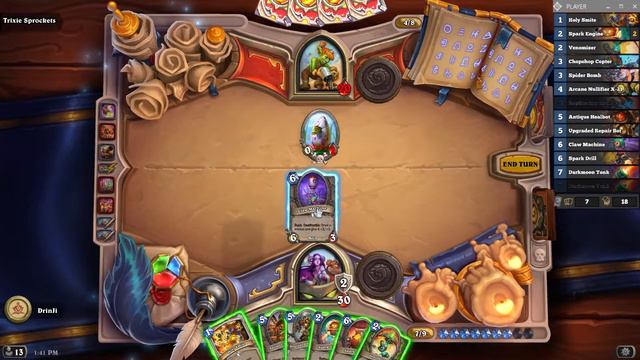 How to beat Trixie Sprockets / Book of Mercenaries: Xyrella / Hearthstone смотреть онлайн