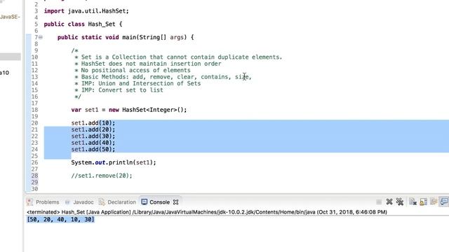 00063 Hash Set: Learn How to Code The Complete Core Java Programming Course смотреть онлайн