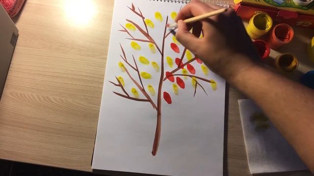 Рисование «Падают, падают листья в нашем саду листопад» ( первая подгруппа) смотреть онлайн