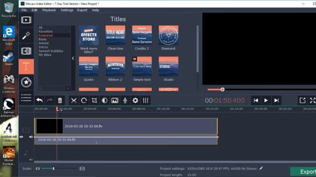How To Add Text To Your Video Using Movavi Video Editor смотреть онлайн