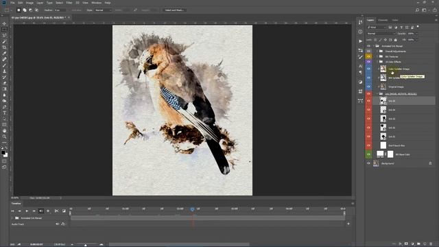 Animated Ink Reveal Photoshop Action Guide смотреть онлайн