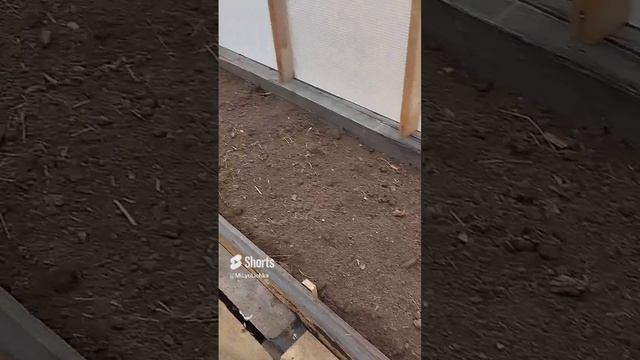 Доделали теплицу