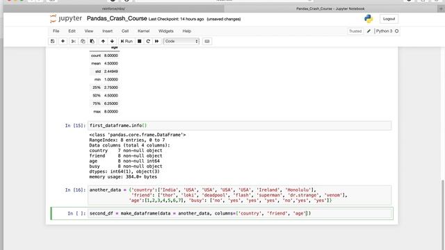 Pandas Crash Course for Professionals (Must Have for Data Scientist)! смотреть онлайн