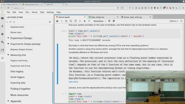 Scientific Programming in Python 2019 - Lecture 10.2: Creating Experiments смотреть онлайн