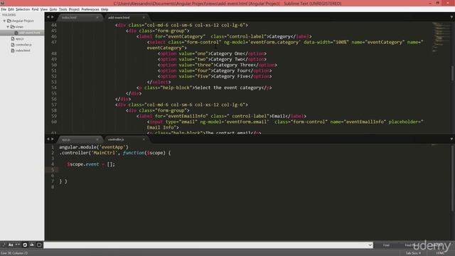 04 Forms in AngularJS - 001 NgForm How to quickly Angularize a bootstrap form смотреть онлайн