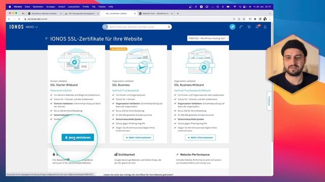 IONOS: SSL-Zertifikat einrichten für https (sichere Verbindung der Domain) смотреть онлайн