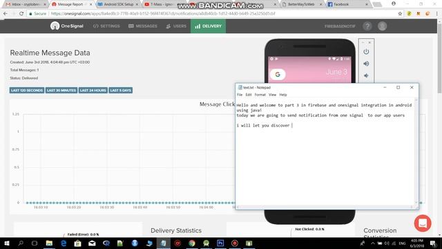 part 3 : How to send push notification from one signal смотреть онлайн