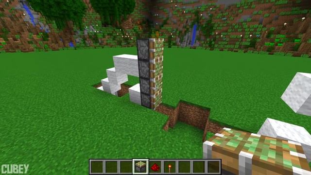 EASY 2x4 Piston Door! - Minecraft Tutorial смотреть онлайн