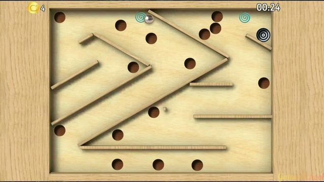 Classic Labyrinth Maze Puzzle Game - Wooden Maze Funny Game - Android Gameplay смотреть онлайн