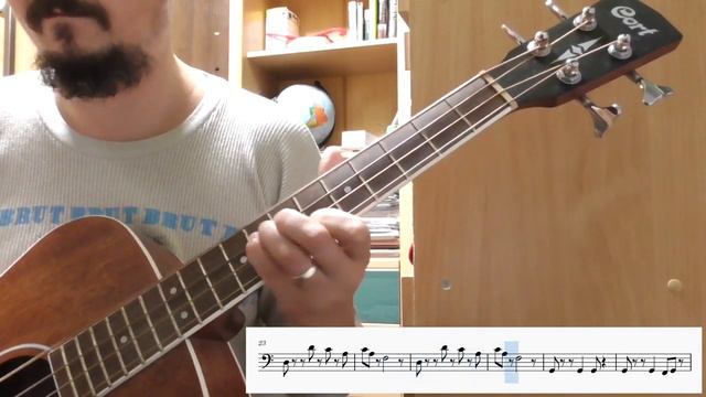 I Feel Good - партия бас-гитары