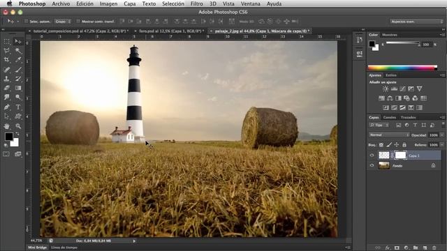 Montaje imágenes con Photoshop CS6 смотреть онлайн